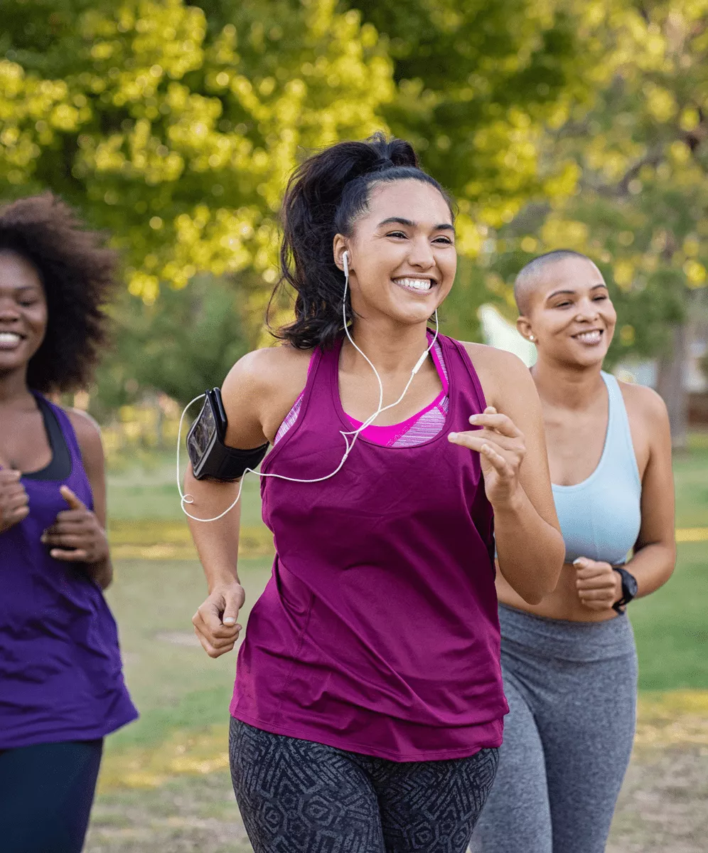Woman-going-for-a-run-smiling