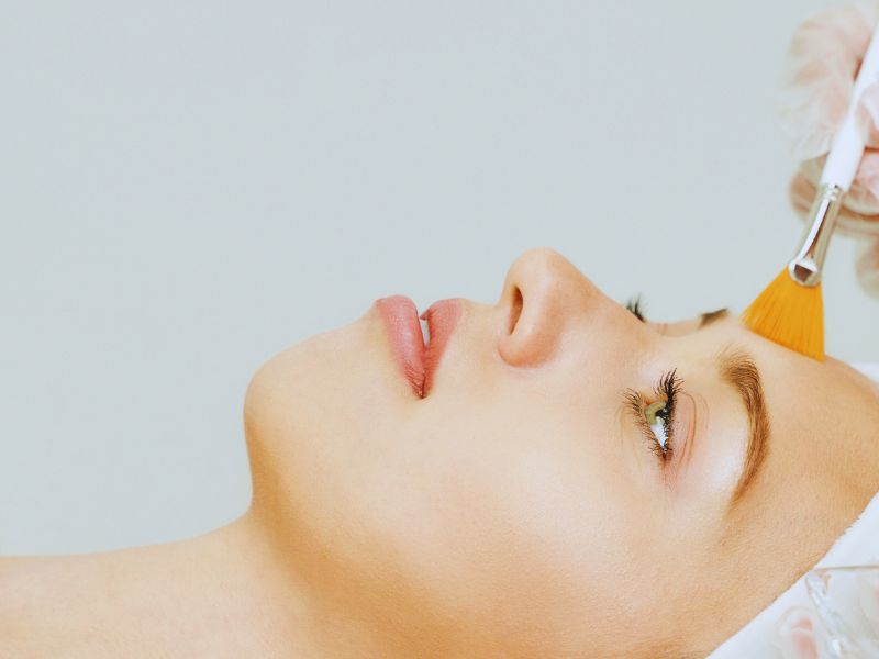 woman having medical grade peel